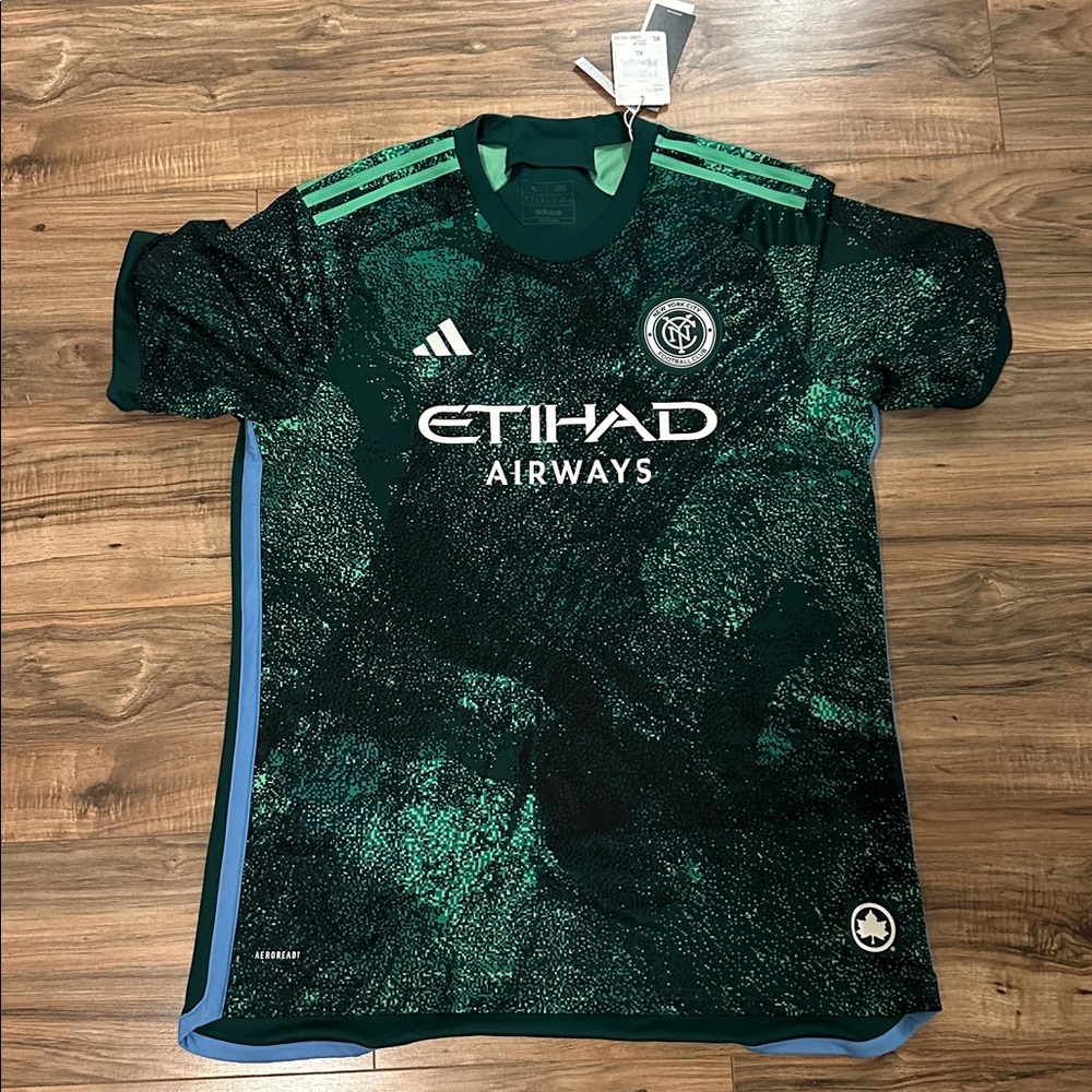 Adidas NYCFC 3rd Jersey 2023/24 – Dark Green – Size XL – NWT